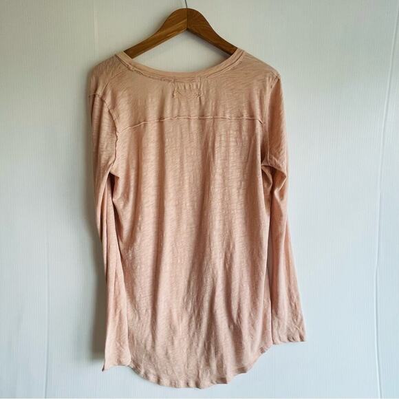 We the Free by Free People long sleeve peach colored top size medium - Picture 8 of 8